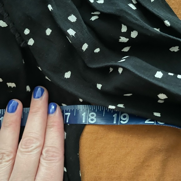 DONATING 2/11 Maeve by Anthropologie Black and White Polka Dot Blouse - Picture 8 of 9